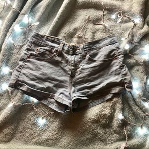 Levi’s low rise denim shorts